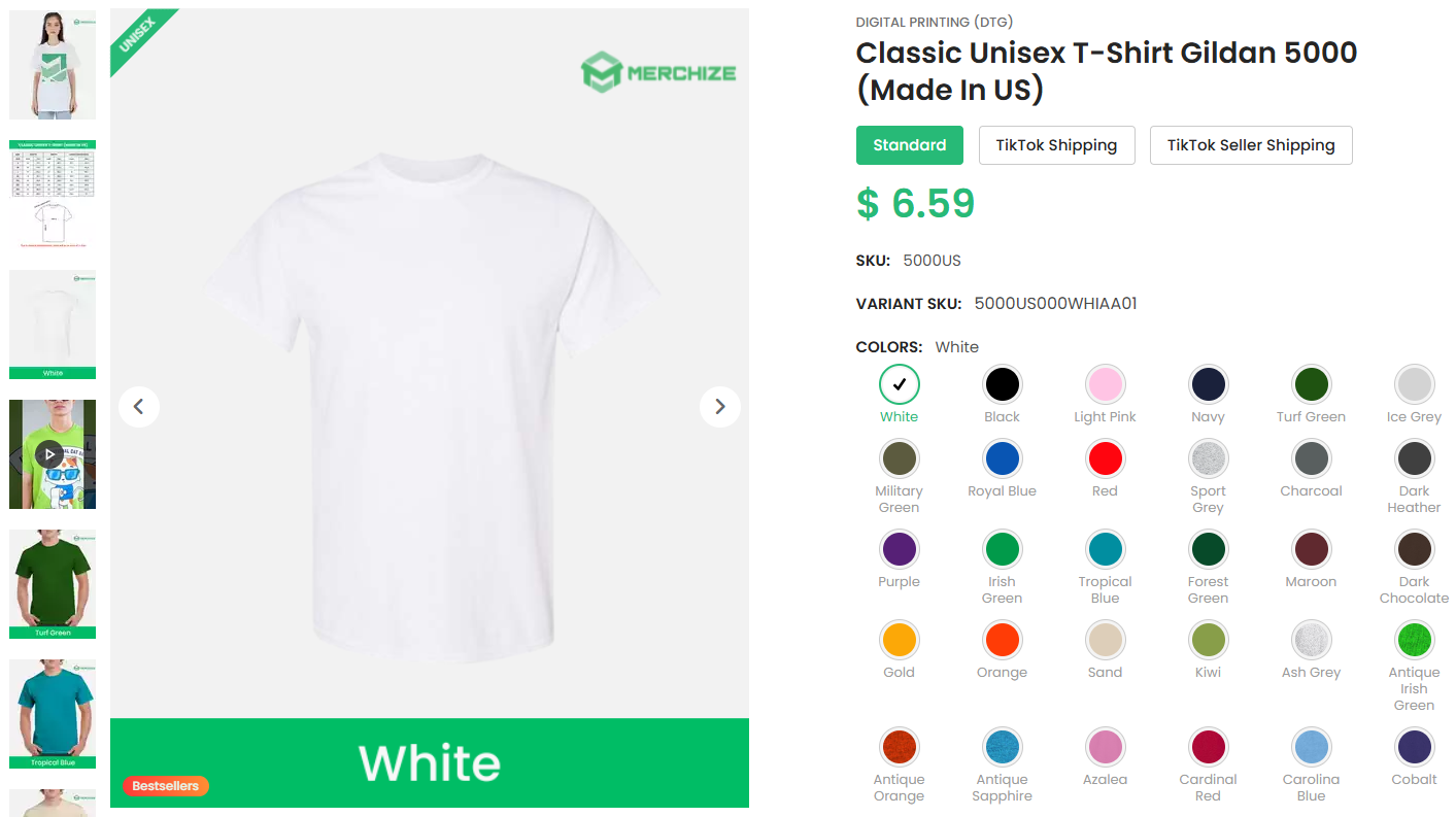 Create an Easter T-shirt with Merchize