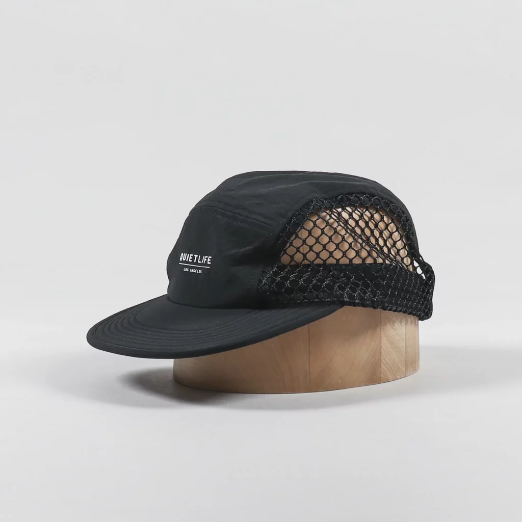 mesh panel ventilation baseball cap