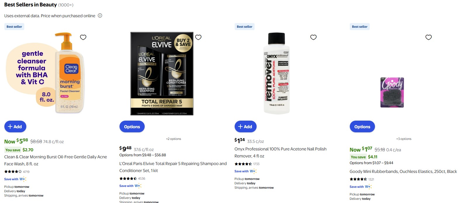 Top Selling Beauty Products on Walmart