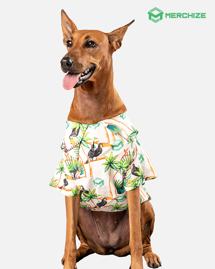 All-over Print Pet Hawaiian Shirt