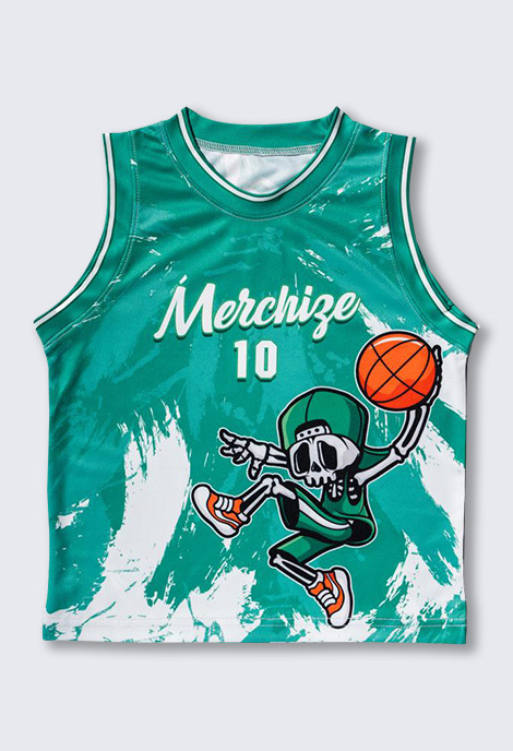 All-over Print Kid And Youth Sleeveless Jersey Tank Top