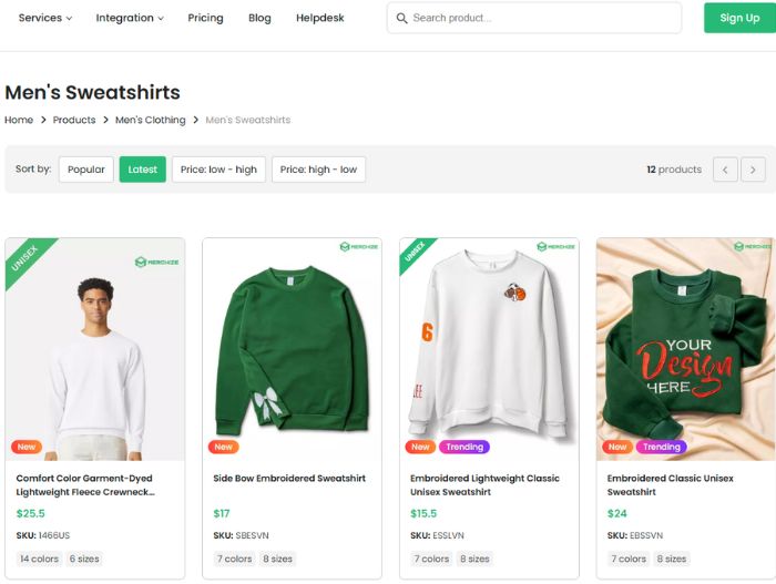custom sweatshirts vs hoodies