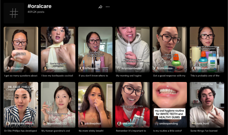 oralcare TikTok products