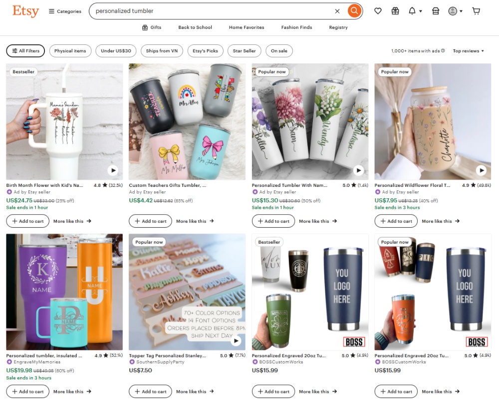 personalized tumbler