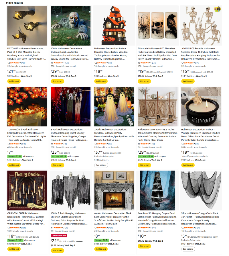 halloween house decoration products