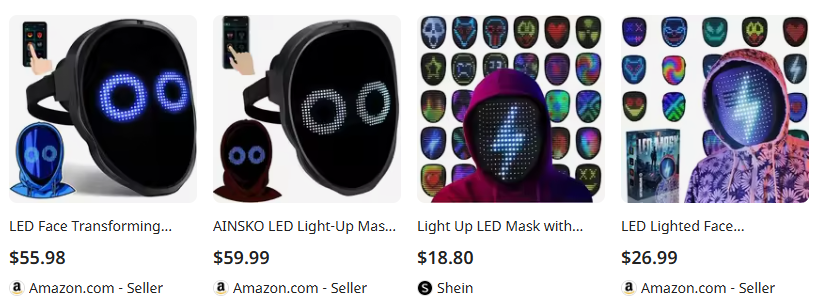 led light mask