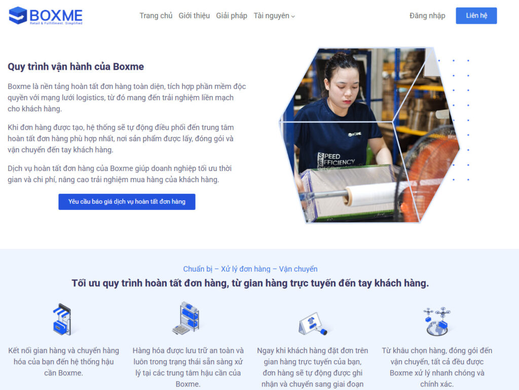 công ty fulfillment boxme