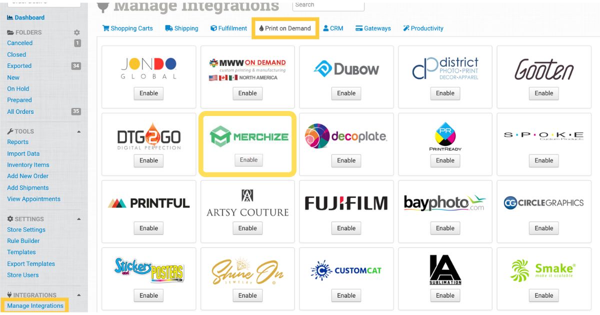 Merchize & OrderDesk integration