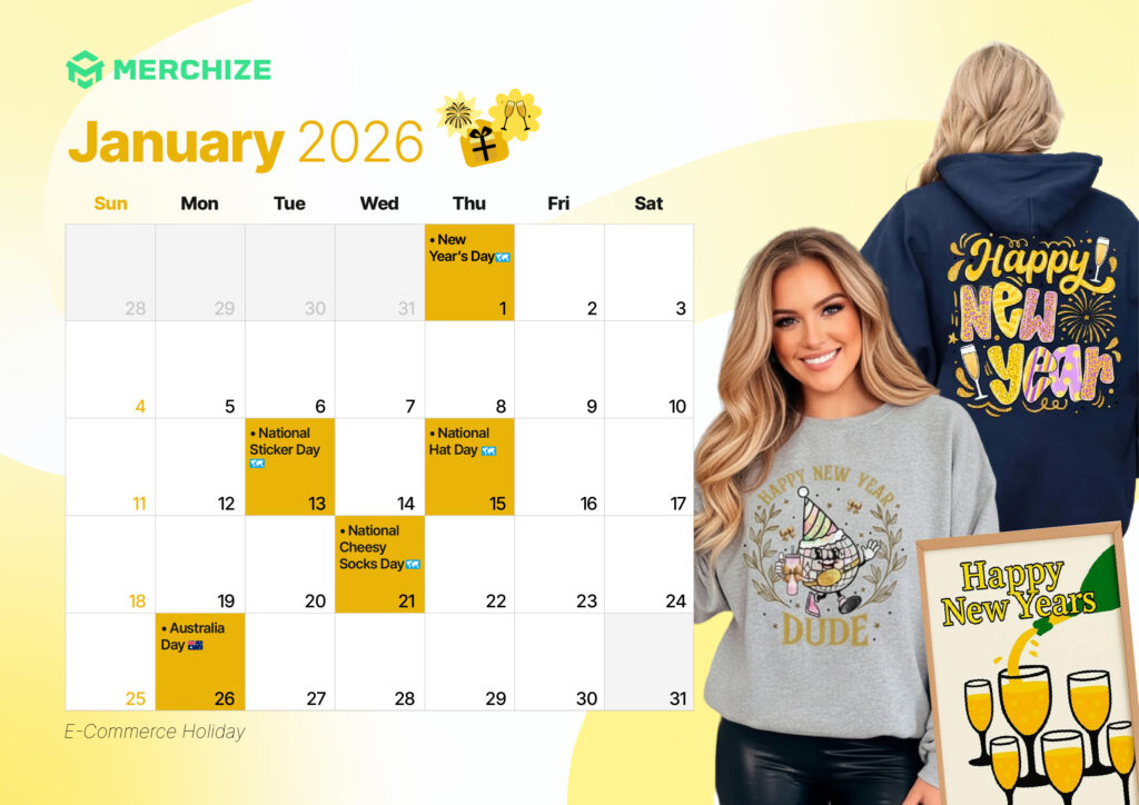 2026 E-Commerce Holiday Calendar January