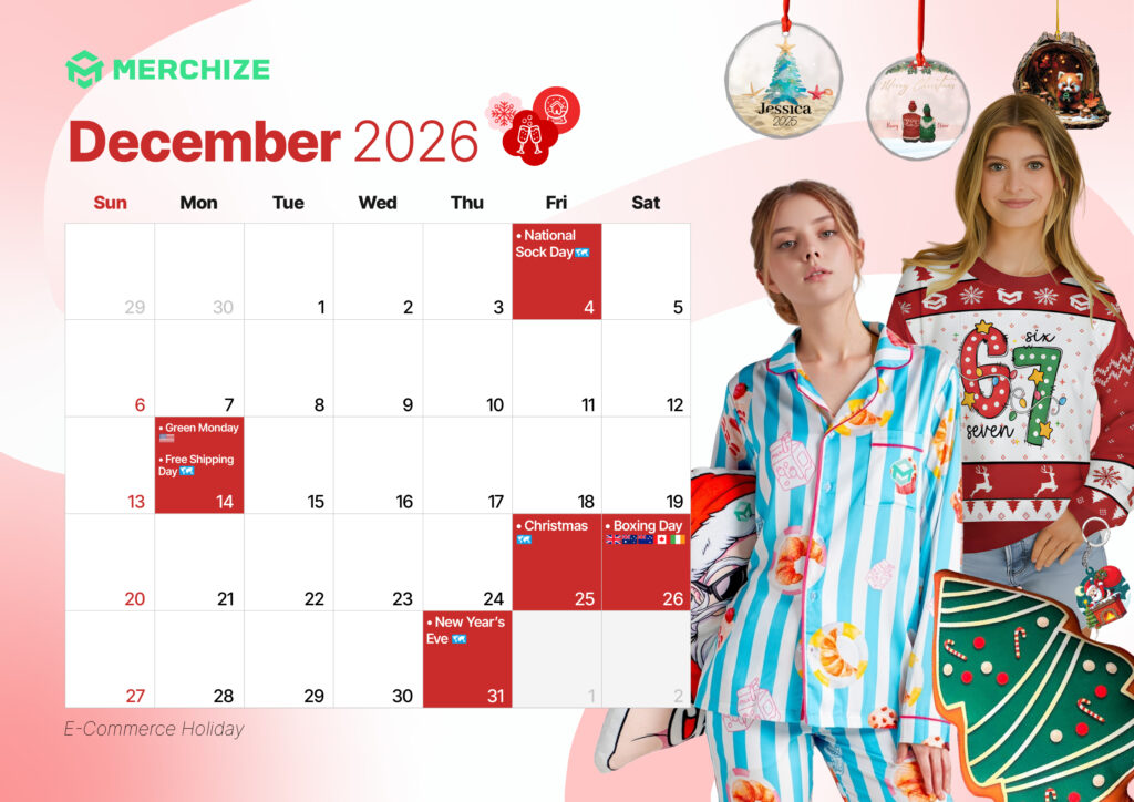 2026 E-Commerce Holiday Calendar december