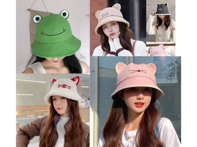 3D-animal-bucket-hats