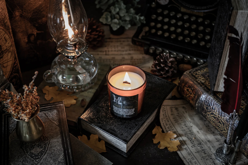 candle for book lover niche print on demand