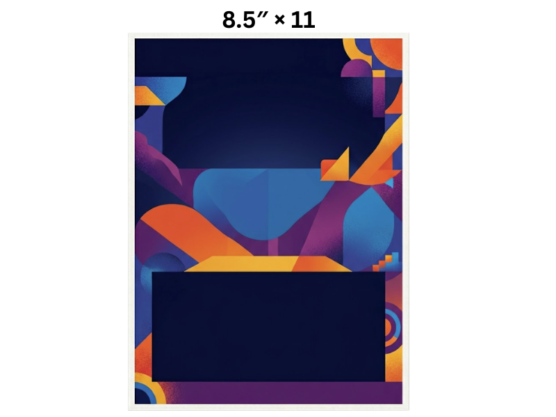 8.5″ × 11