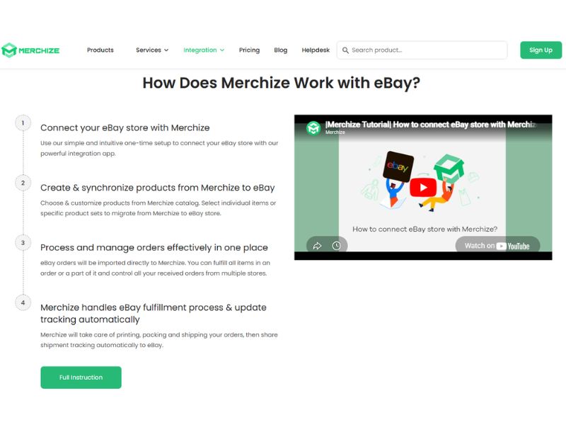 Merchize-ebay-integration