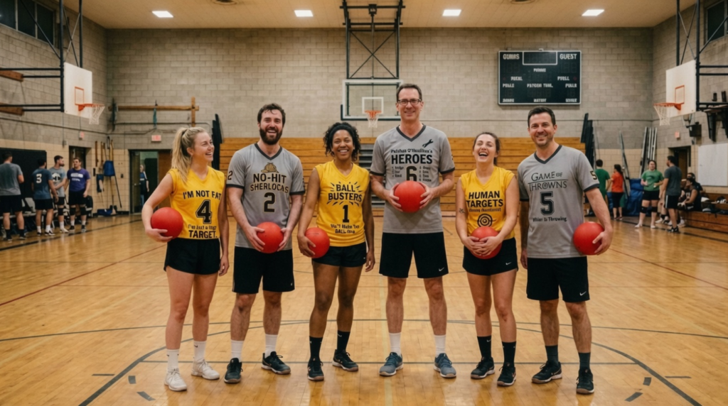 Funny dodgeball team names