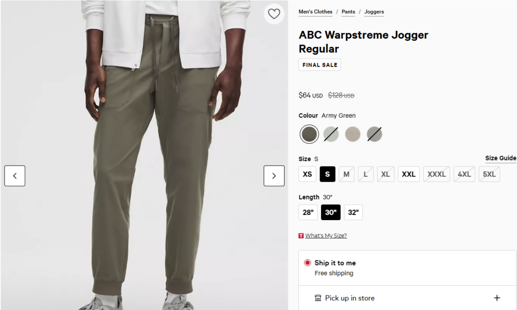 Lululemon ABC Jogger