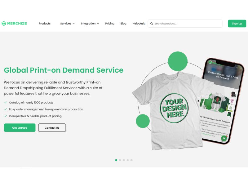 Merchize replace TeePublic
