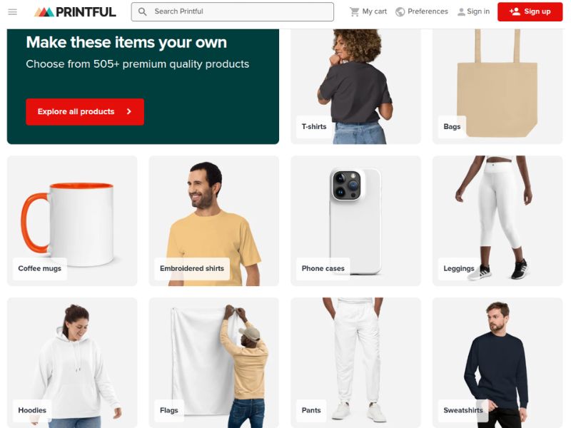 Printful-replace-Teespring