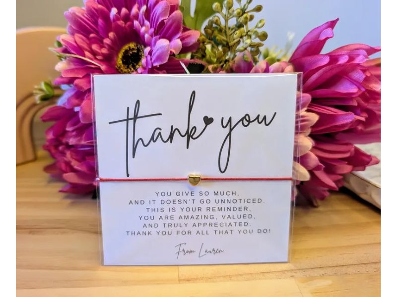 Thank you cards for volunteer