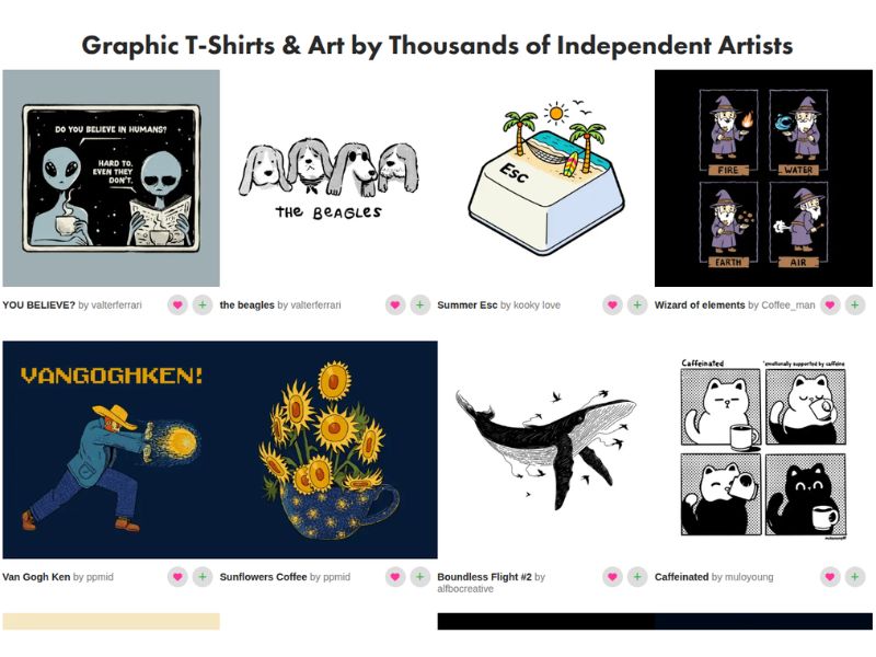 Threadless replace TeePublic