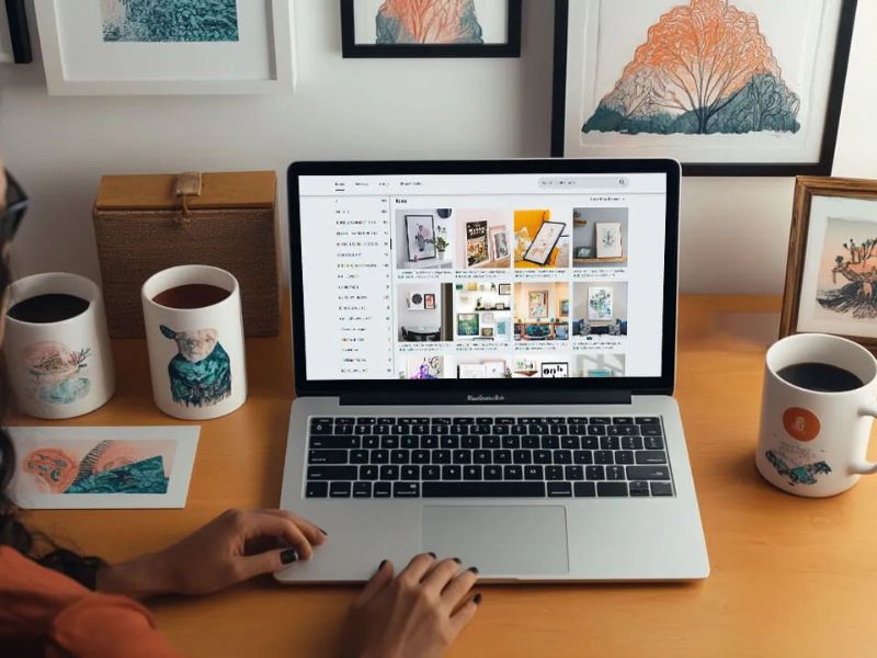 sell Art and digital products to start a business