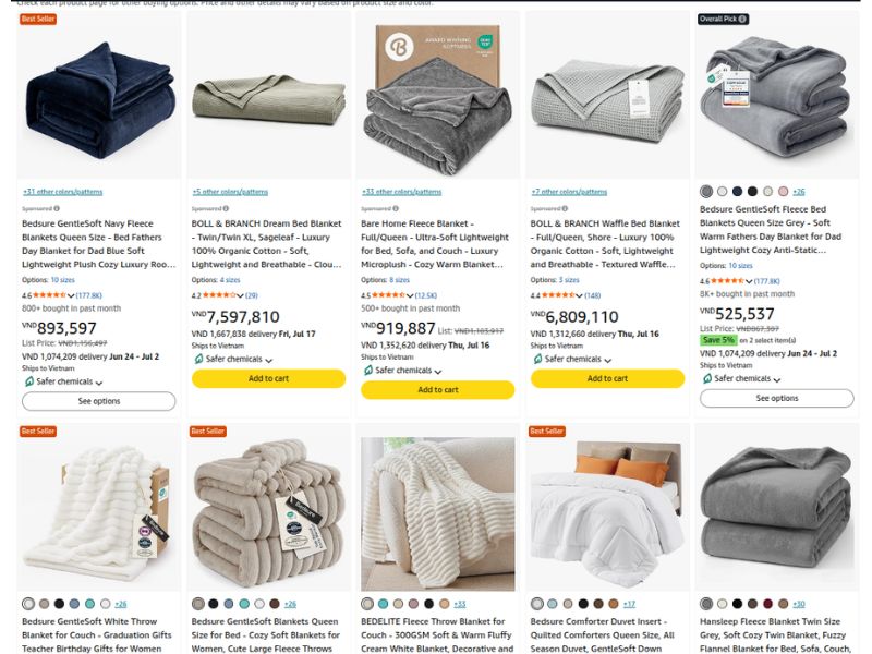 sell Blankets to start a business
