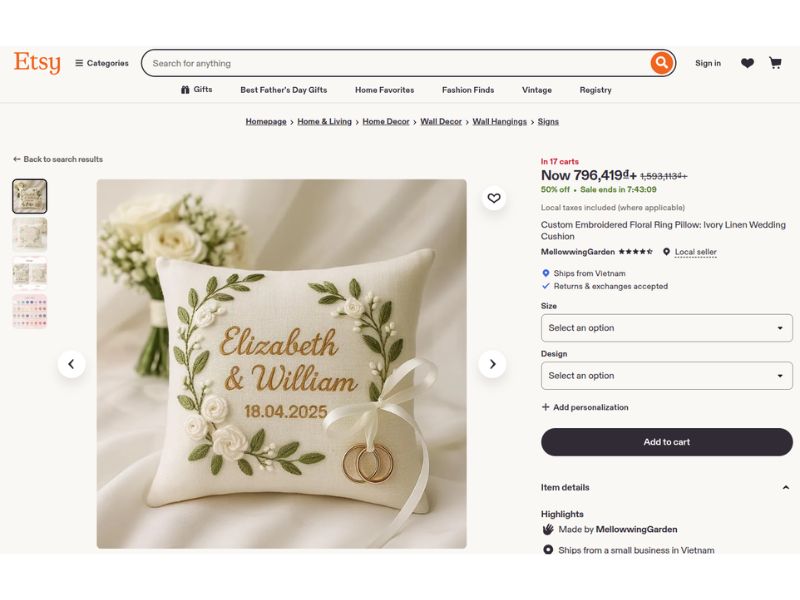 wedding Custom Pillow