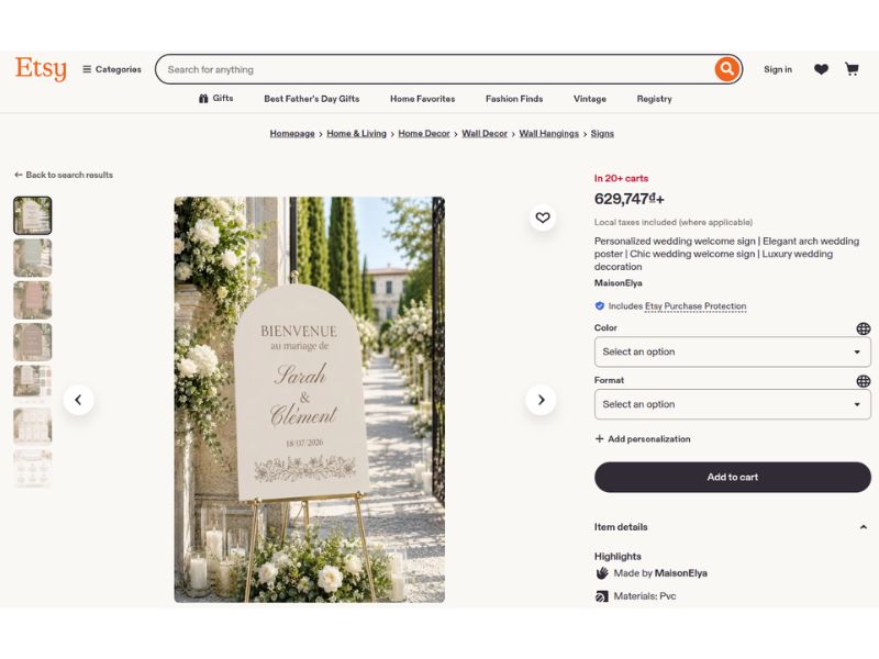 wedding Welcome Sign